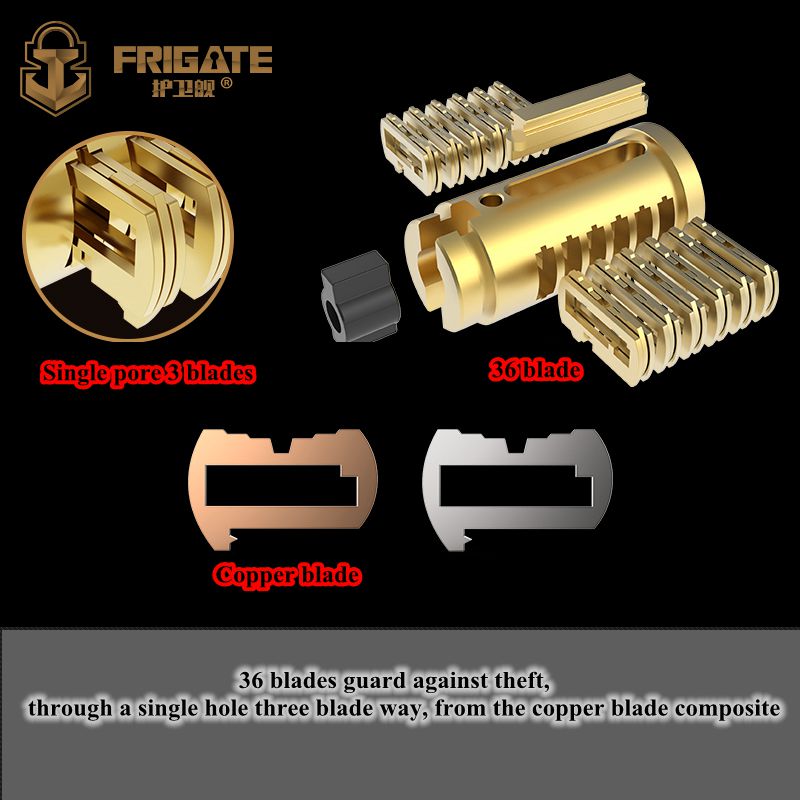 High performance safety door lock mul t lock cylinder brass cylinder lock