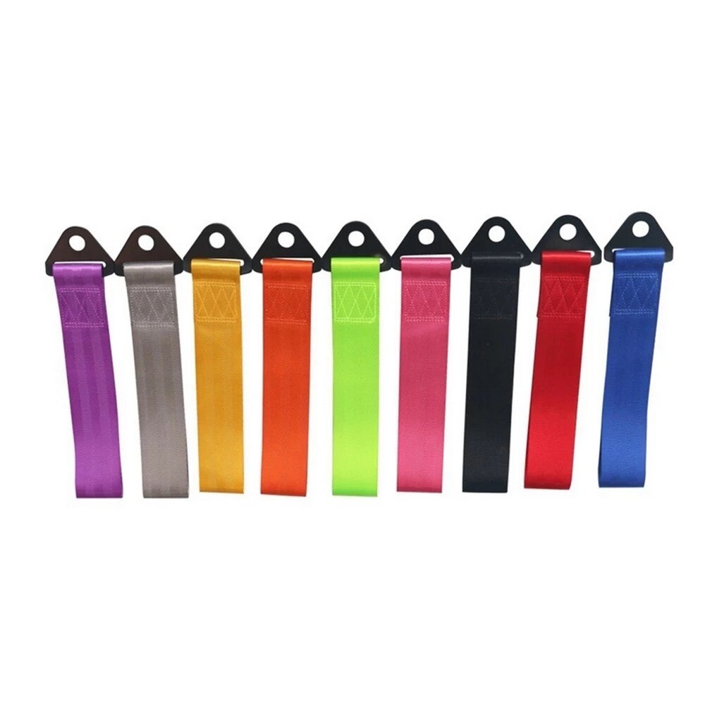 Bil trailer reb trailer bugsering bælte universal tow eye strap rem kofanger høj styrke nylon trailer tow reb reb tilbehør