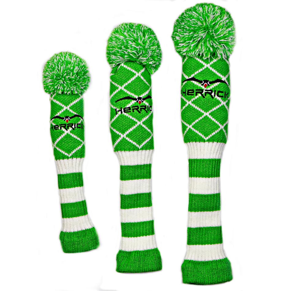 Clubs de golf couvre-chef laine tricot Clubs de Golf ensemble pilote NO.3.5 Fairway bois couvre-chef 3 couleurs au choix