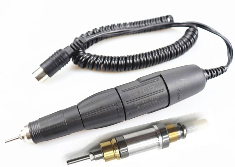 1 kit Strong 210 90 204 Marathon 102L 105L Handle Spindle For Electric manicure machine Nail Drill Milling Cutters Accessories