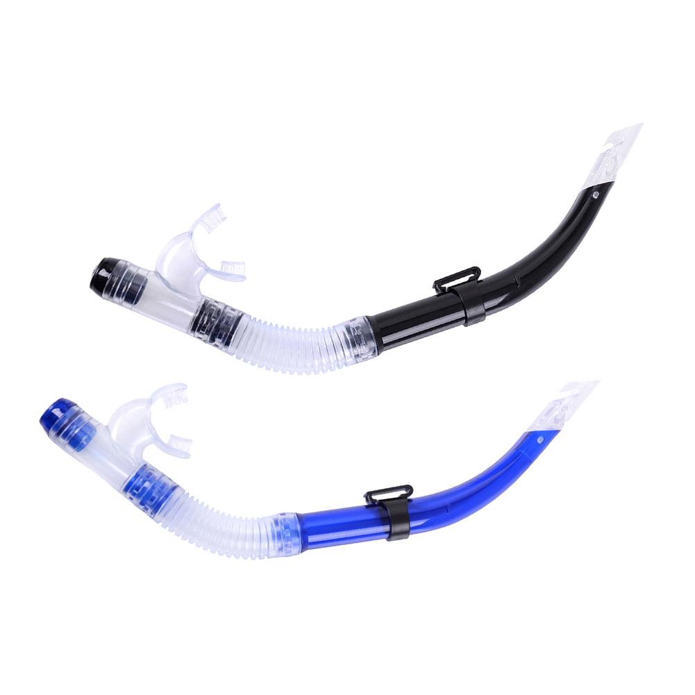 PVC Snorkel Dry Breathing Tube Underwater Water Sports Swimming Diving Snorkeling Adults Swim Pool Air Tube