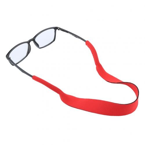 Practical Eyeglasses Strap Sunglasses Sports Band Cord Glasses Lanyard Holder Anti-Slip String Glasses Ropes Band Cord Holder: Red