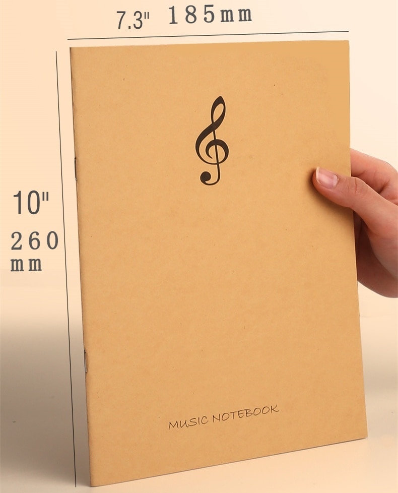 5 pcs Blank Sheet Music Manuscript Paper/Staff Paper/Musicians Notebook