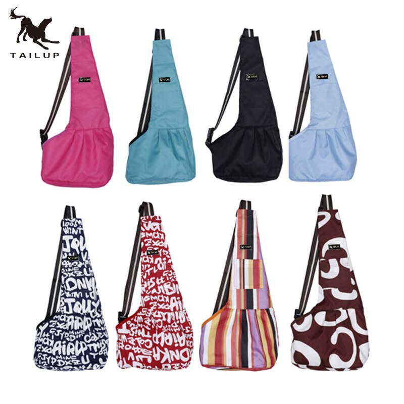 Tailup Pet Carrier Bag Oxford Hond Kat Puppy Aminal Sling Enkele Schoudertas Warme Winter Hond Front Borst Carrier Outdoor reizen