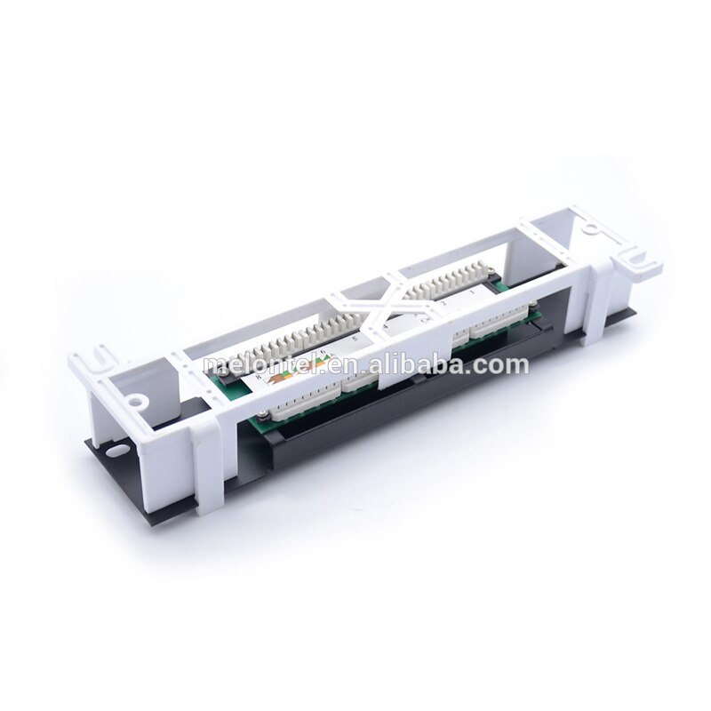 MT-4005B wall mount 8 port cat6 patch panel with wall mount frame