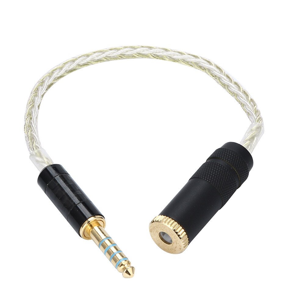 4.4mm Female to 4.4mm Male Extension Stereo Audio Cable for Headphones Sept 14: White