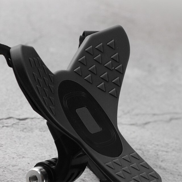voll Gesicht Helm Kinn Halterung für GoPro Held 8 6 5 SJCAM Motorrad Helm Kinn Stehen Kamera Zubehör für gehen Profi Held 8: Schwarz
