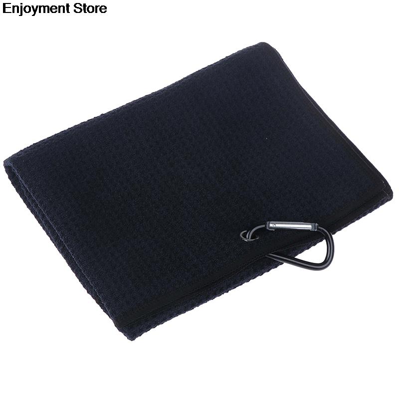 Microfiber Golf Towel 40x60cm With Hook Cleans Clubs Balls Hands Golf Towel 16&quot; X 20&quot;