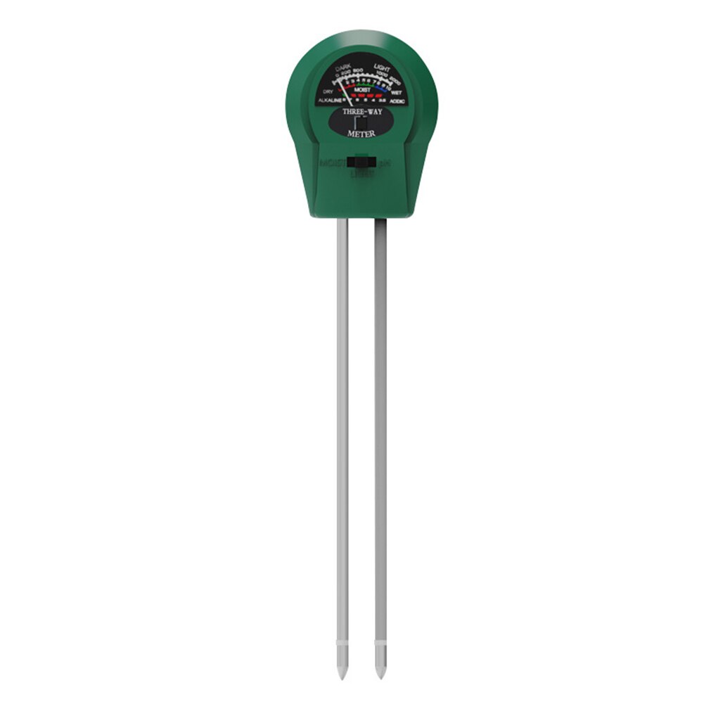 3in1 misuratore di PH del suolo Monitor di umidità rilevatore di acidità Tester del suolo di vitalità strumento per attrezzi da giardino per fiori all'aperto