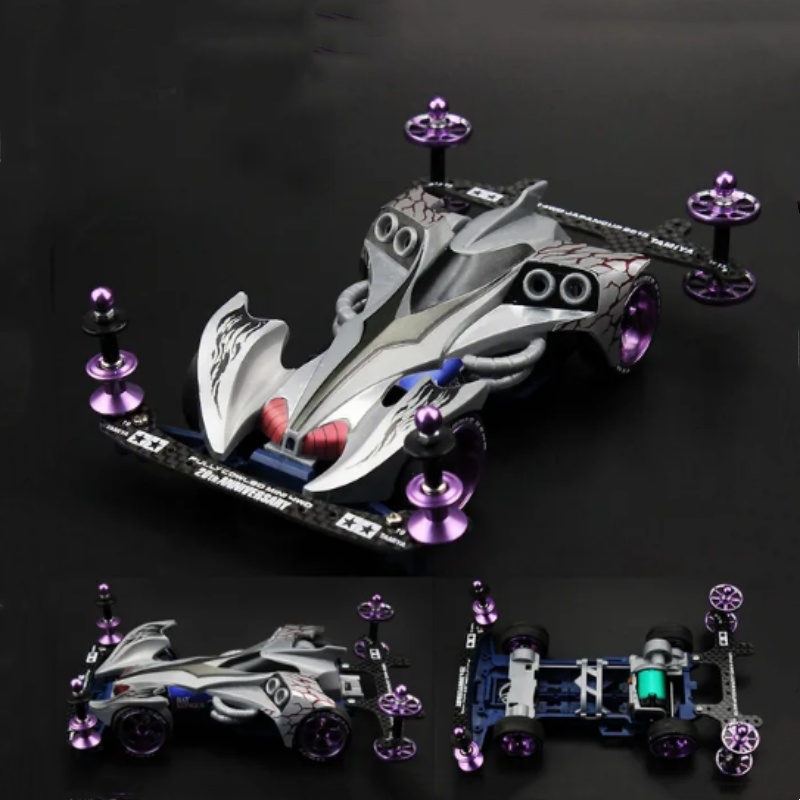 Racing Modified Track Racer Toy Model Accessories Parts Assembly Painted Car Shell 1/32 Mini 4WD Car Series: green