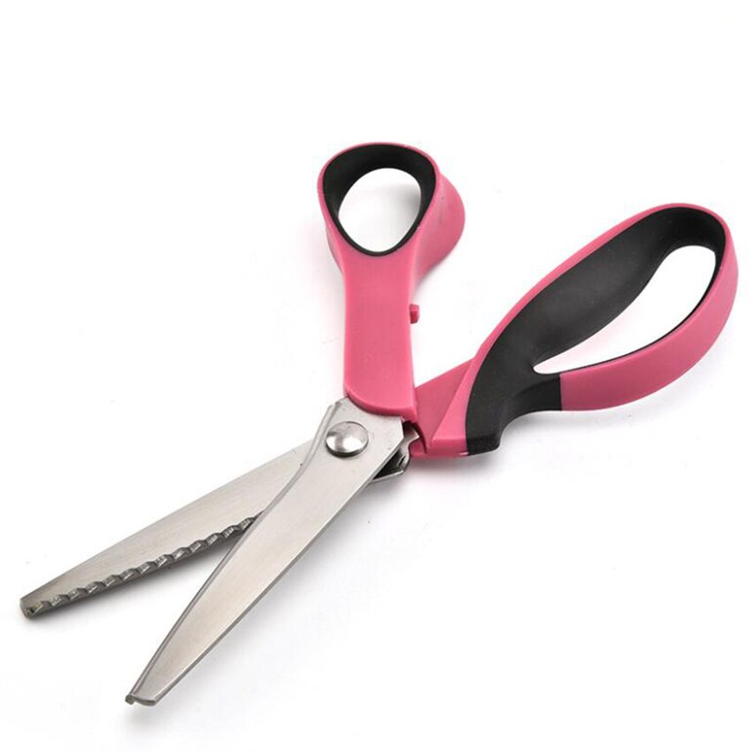 1Pc 5/7MM Triangular/Arc Teeth Lace Scissors Sewing Tailor Scissors DIY Window Pattern Cutter Scissors Sewing Shears