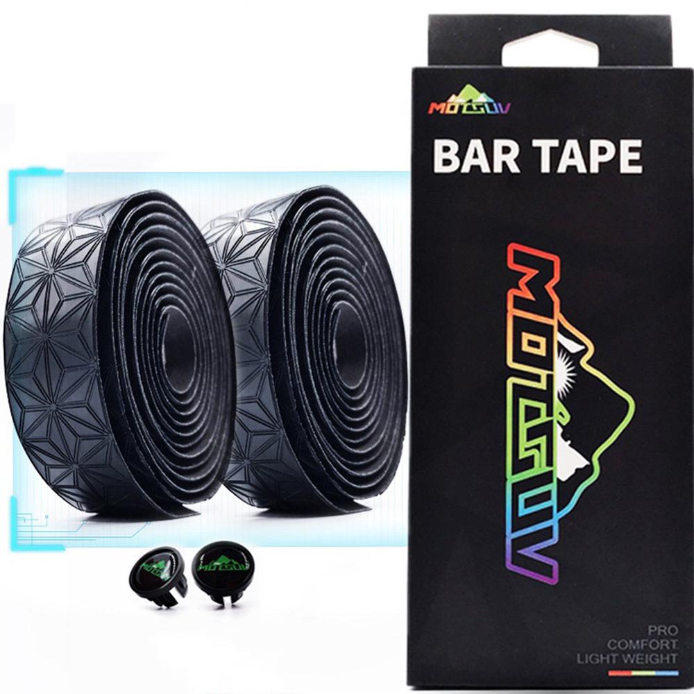 21.5*3cm Road Bicycle Handlebar Tape Belt Cycling Handle Bar Grip Wrap Anti-slip Anti-sweat Strap 2 Bar Bike Accessories: Black