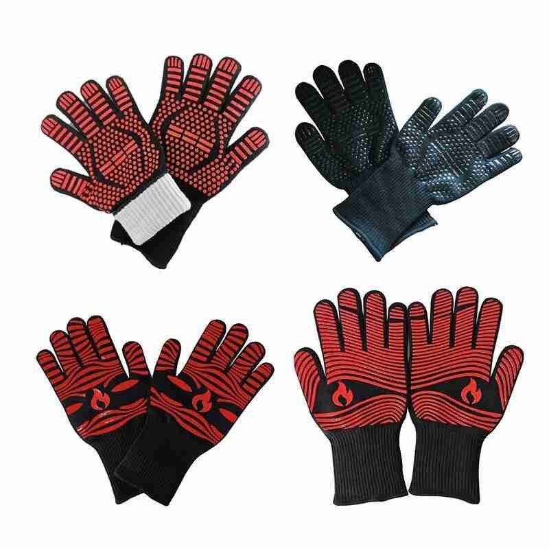 Guantes para barbacoa, herramientas de cocina para hornear, resistentes al calor, para el hogar, 1 Uds.