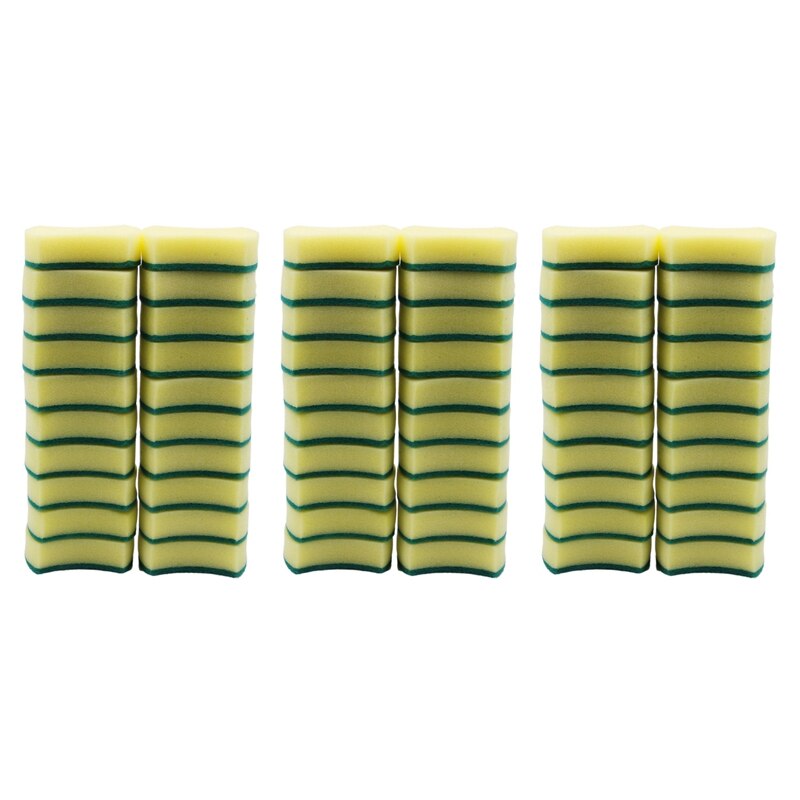 60 Pack Multi-Gebruik Heavy Duty Scrub Spons Extra... – Vicedeal
