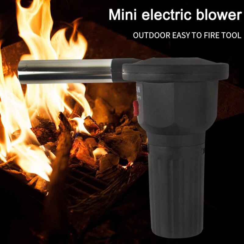 Elektrische Bbq Ventilator Air Blower Helpen Brandende Picknick Koken Aanstekers Barbecue Gereedschap GQ999