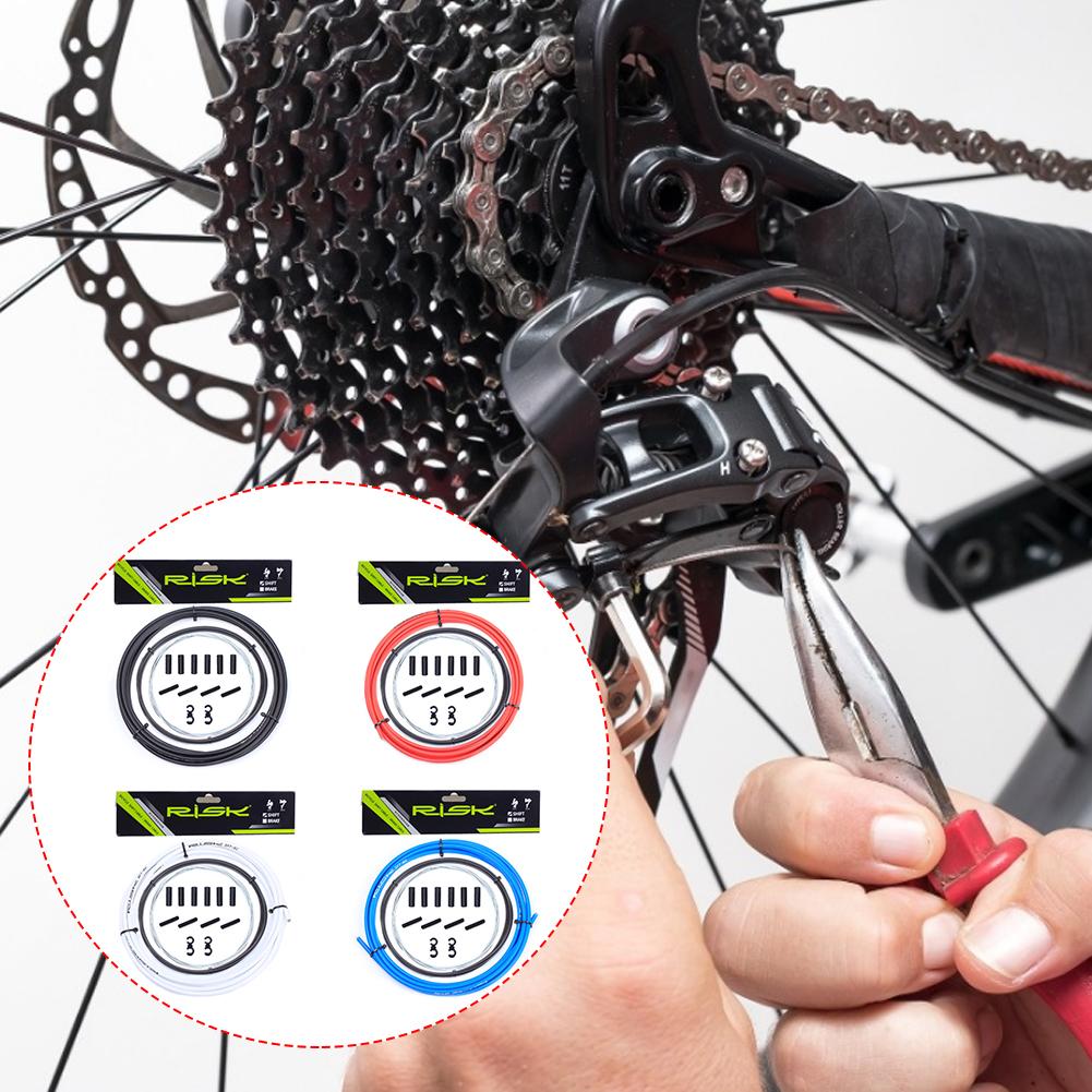 Bike Shift Cable Durable Bicycle Brake Shift Wire Kit Gearshift Cable For Mountain Road Bicycle
