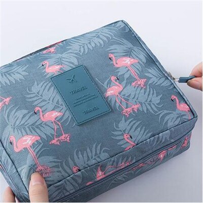 Multifunction Travel Cosmetic Bag Neceser Women Makeup Bags Toiletries Organizer Waterproof Storage Make Up Wash Hanging Cases: C01