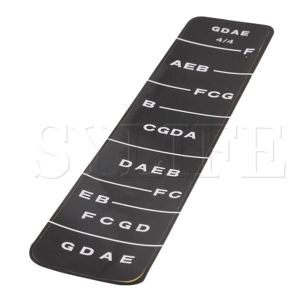 Doigt Guide bande violon échelles touche étiquette autocollant pour 4/4 violon