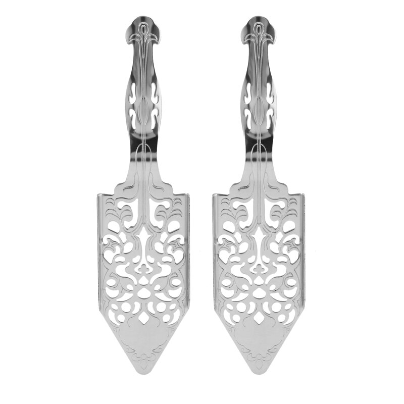 2 Pieces Absinthe Spoons, Stainless Steel Absinthe Cocktails Spoon Making Kit Gothic Absinthe Fountain Spoon Dripper: Default Title