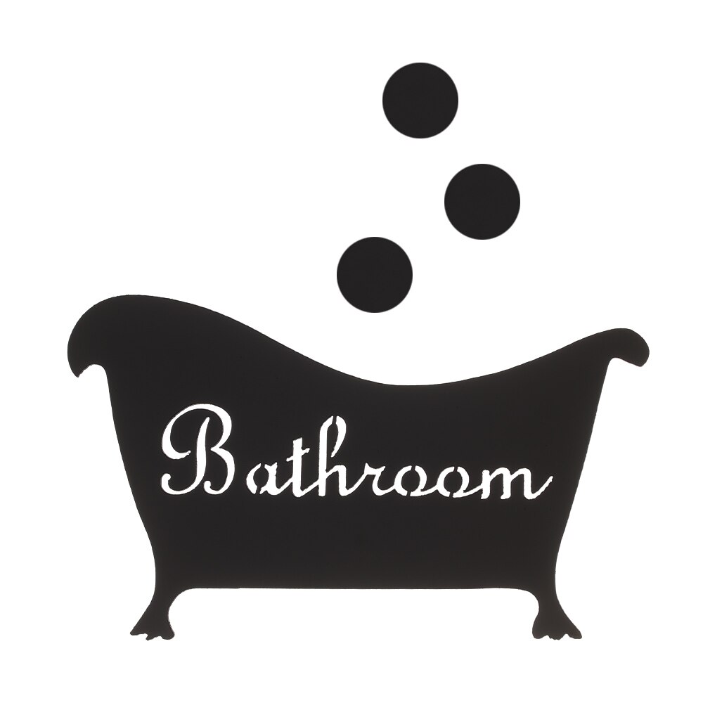 Funny Door Entrance Sign 3D Mirror Wall Sticker Kids Men Women Bathroom DIY Wall Stickers Decals Bar Home Decor