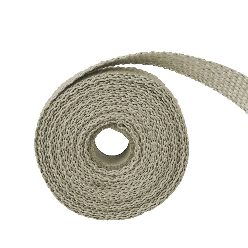 Cloth Insulating Tape Universal Heat Insulation Tape Motorcycle Manifold 5M with 4 Iron Plates Durable Wrap