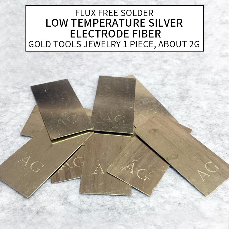 Låg temperatur 65%  silver lödplatta smycken svetsblad verktyg lödbit ewelry svetsblad verktyg silver lödplatta