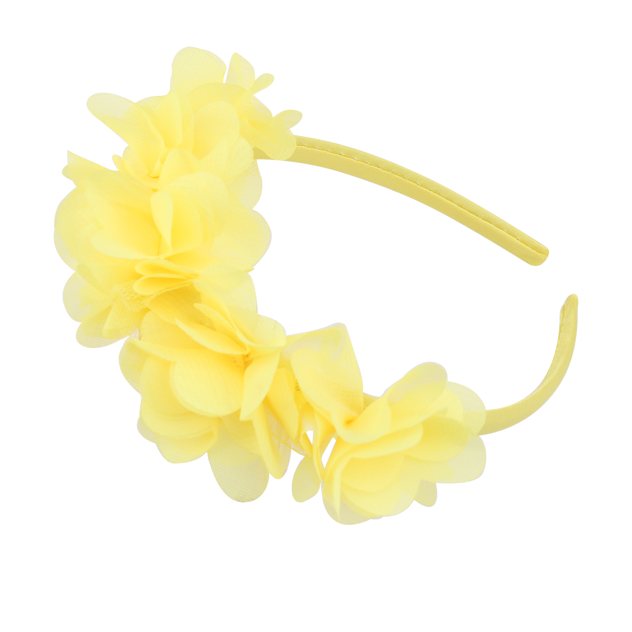 Simulation Flower Headband Girls Simple Sweet Flower Headband Children's Small Cute Headband Headwear: Pink