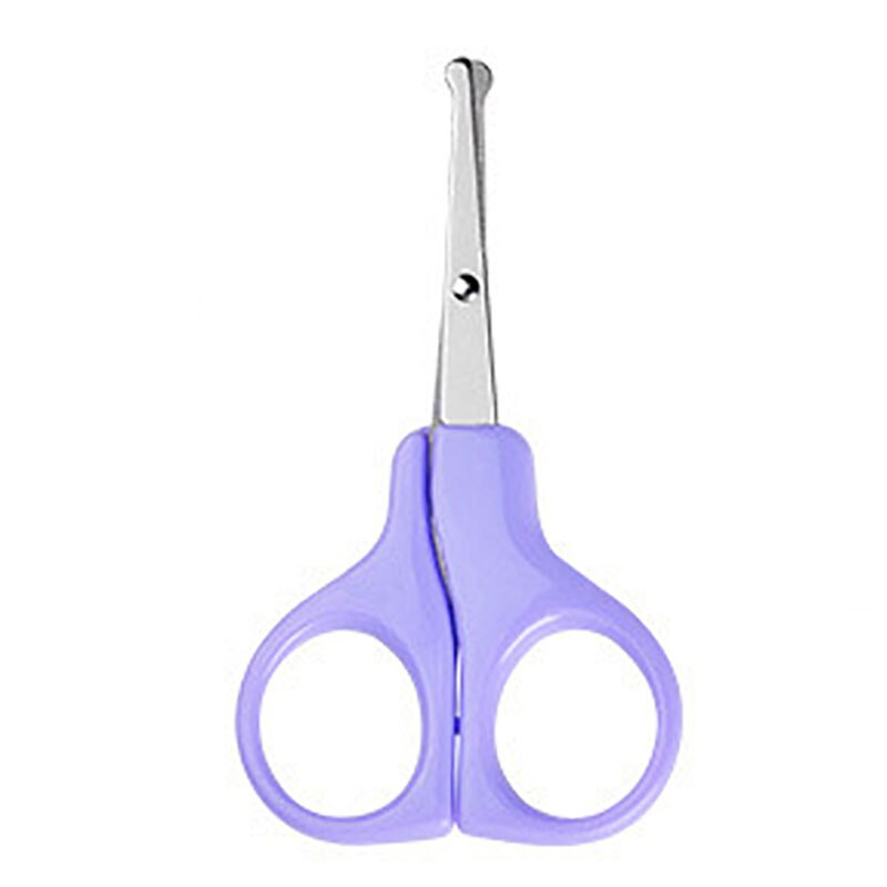 Baby Special Nail Scissors Mini Manicure Cutter Kids Nail Care Clipper Portable Infant Healthcare Kits Nail Trimmer Scissor Tool: dark purple