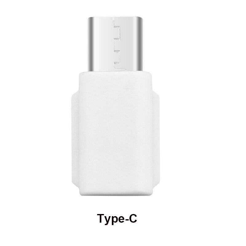 Adaptateur Micro USB pour Smartphone DJI Osmo Pocket 2 IOS, Interface de connecteur de données de téléphone, accessoires de caméra à cardan portable: Type-C white