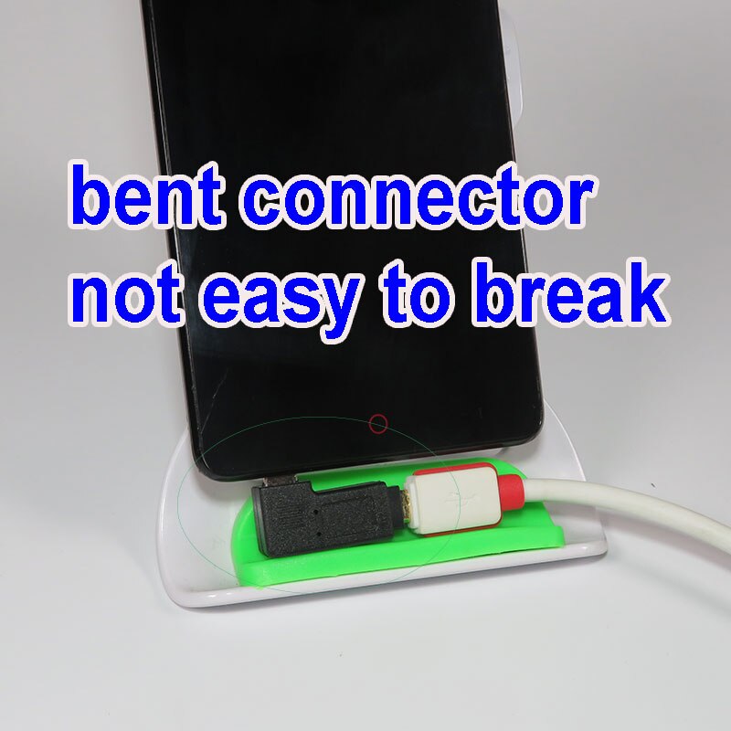 Conector doblado micro-usb, adaptador de ángulo recto de 90 grados, convertidor de cable USB, codo doblado, no es fácil de romper