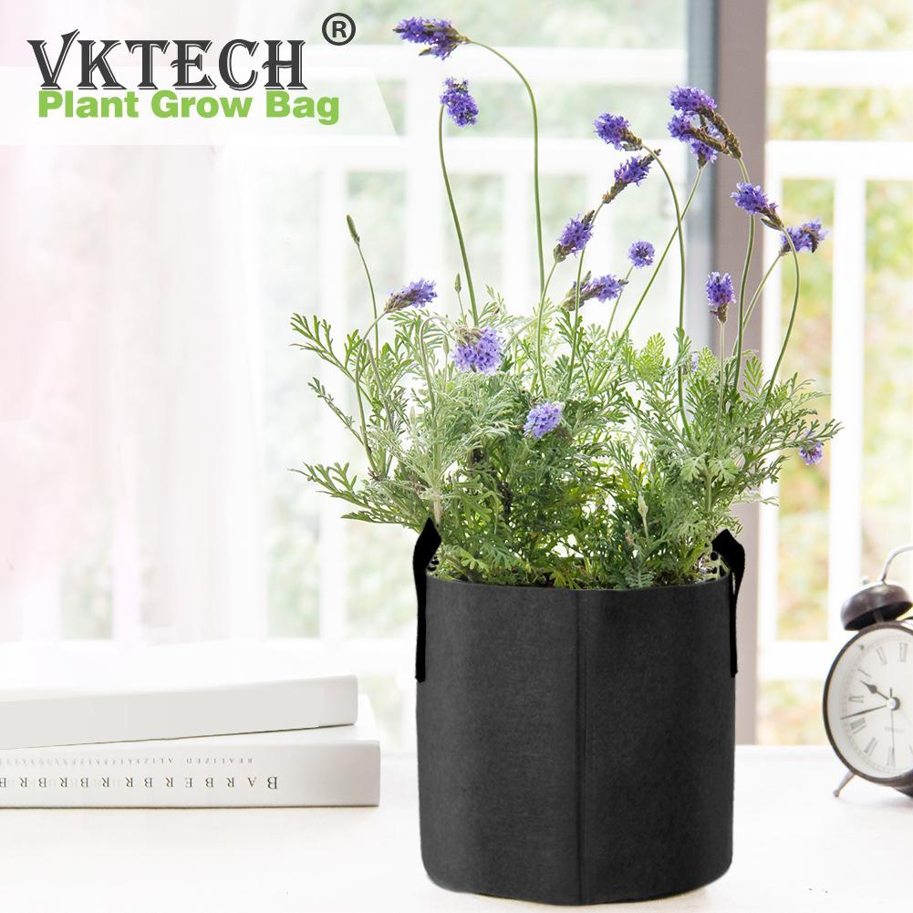 PE Tasche Kartoffel Anbau Pflanzen gewebte Filz Taschen Garten Töpfe Pflanzer Werkzeug Faltbare Speichern Lager Raum Für Kartoffeln Tomaten
