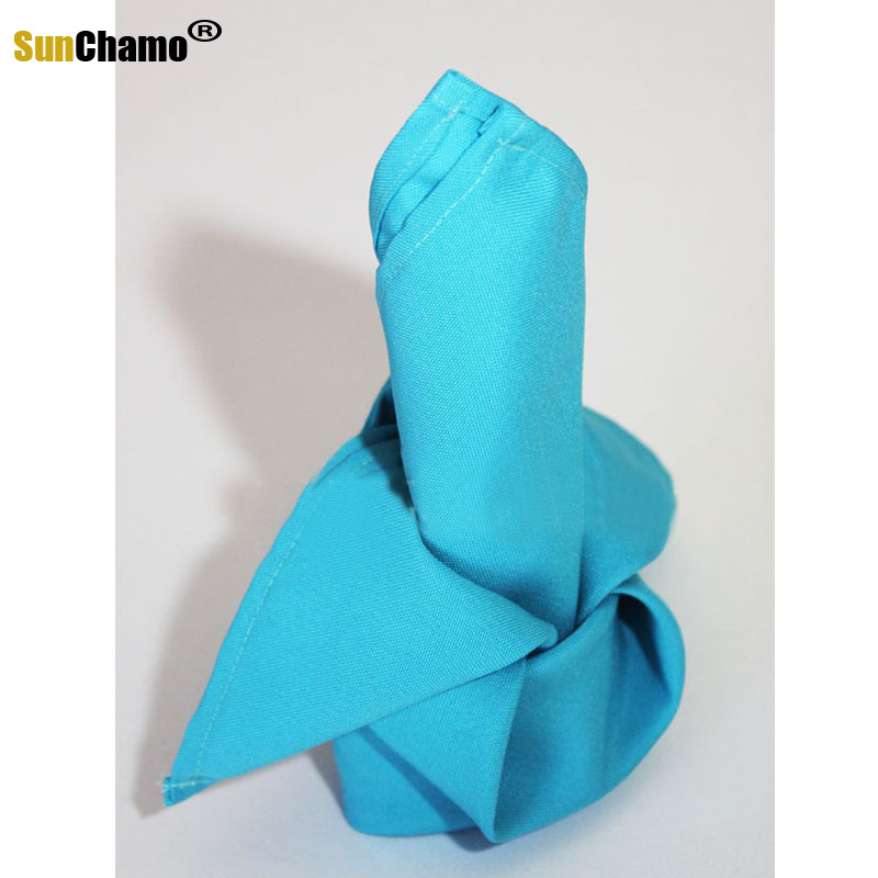Serviette de table en tissu Polyester, douce, lavable et réutilisable, pour mariage, hôtel,