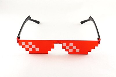 Neue Mosaik Sonnenbrille Trick Spielzeug Schurke Leben Gläser Mit Es Gläser Pixel Frauen Männer Schwarz Mosaik Sonnenbrille Lustige spielzeug: Stil 7