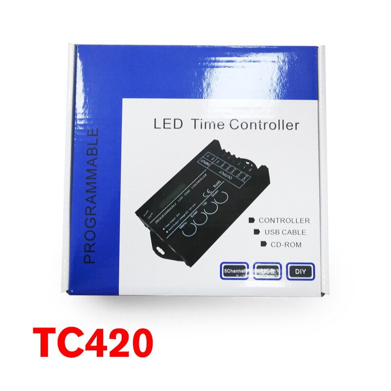 Verbeterde TC420 TC421 Tijd Programmeerbare 5 Ch Output Led Strip Licht Controller, Veel Gebruikt In Aquaria, aquarium, Plant Grow: TC420