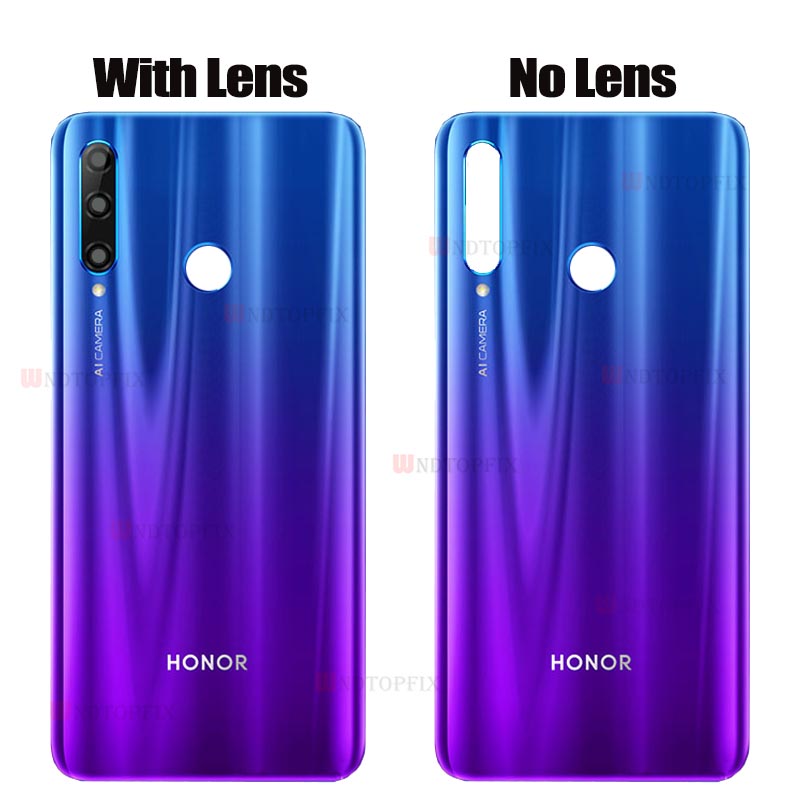 Dla 6.21 "Huawei Honor 20 i tylna pokrywa baterii Honor 10i 20i obudowa tylnej obudowy dla Honor 10i wymiana tylnej pokrywy