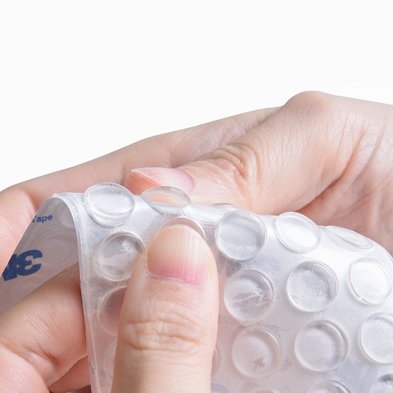 Door Stopper Silicon Rubber Kitchen 5MM Thickness 11x5MM Cabinet Self Adhesive Stop Damper Buffer Pad Furniture Hardware