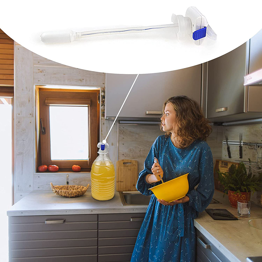 Dispensador automático de bebidas, puede evitar que el zumo de leche y la cerveza se desborde, 2 uds.