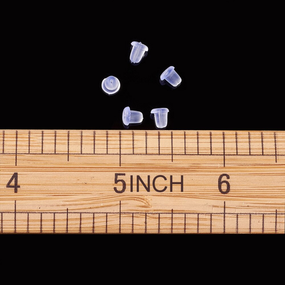 450Pcs 3/5Mm Clear Plastic Earring Back Haken Stoppers Oor Bericht Nuts Bevindingen Accessoires Voor Sieraden Maken stud Oorbellen Diy