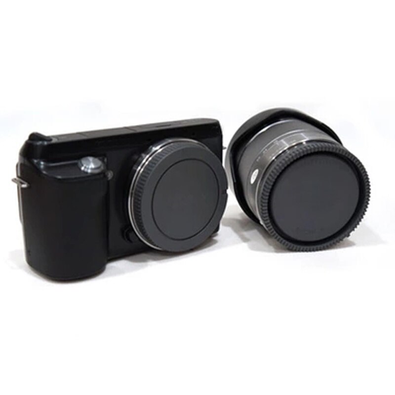 50 par/parti kamerahusdæksel + bageste objektivdæksel til sony nex nex -3 e- mount