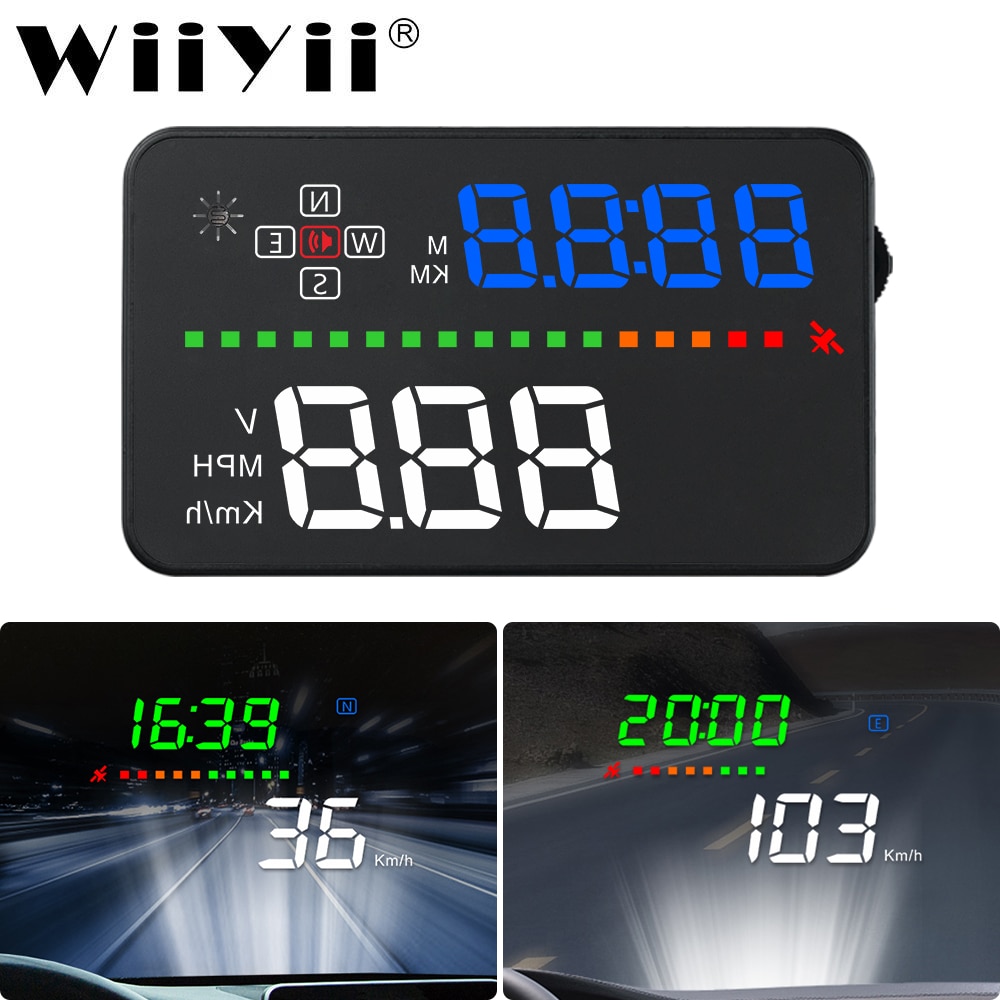 Universal A3 Auto GPS HUD Heads Up Display digital... – Vicedeal