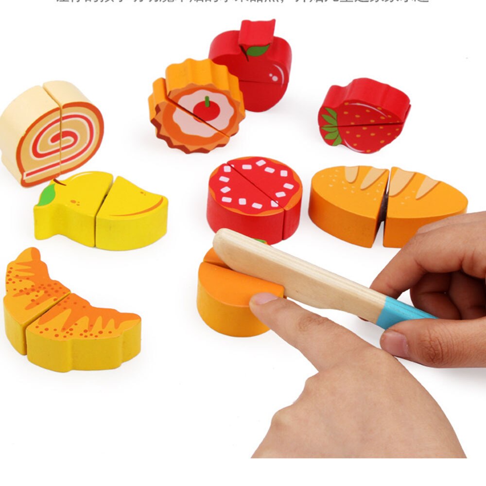 Kinderen Simulatie Fruit winkel Speelgoed Houten Fruit en Groente Combinatie Snijden Speelgoed Meisjes Kassa Speelgoed Vroege Onderwijs Speelgoed