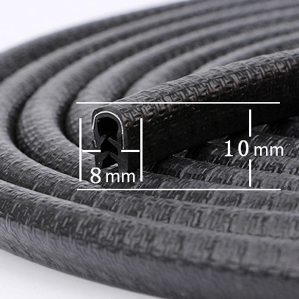 5M Auto Deur Bescherming Strips Ingebouwde Stalen Schijf Auto Anti Collision Strip Auto Deur Edge Scratch Protector Bumper Afdichting guard