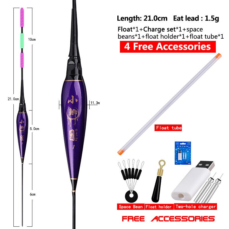 Composite Nano Fishing Floats Shallow Water Buoy Lake River Bobber Vertical Soft Tail Buoy Fishing Tools Tackle Accessories: XJ 21CM  and gifts