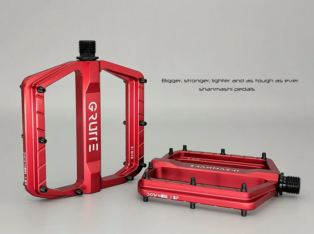 2024 Fietspedalen Ultralichte Pedalen 3 Lagers Cnc Aluminiumlegering Fiets Platte Pedalen Racefiets Fietsen Accessoires: Rood