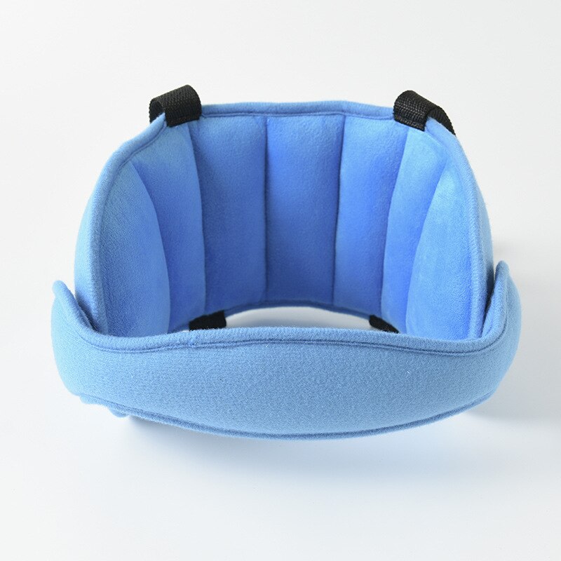 Barnestol hovedstøtte komfortabel sikker søvnløsning puder hals rejse klapvogn blød caushion: Blå