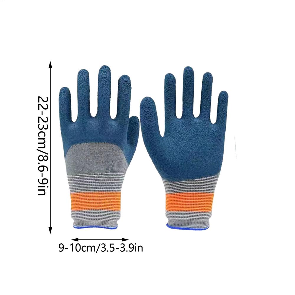 1 paar tuinhandschoenen Steekbestendig Waterdicht Onderhoudswerk Rubberen handschoenen Tuinbeschermende uitrusting Veiligheid plantgereedschap: Default Title