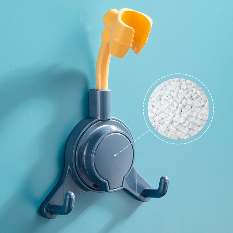 Adjustable Shower Head Holder Suction Cup Shower Holder Universal Bathroom Bracket Punch-Free 360°Rotation Bracket Base