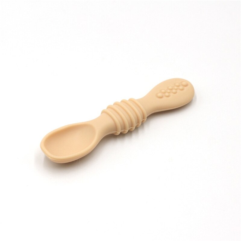 Pudding op een lepel. stock afbeelding. Image of romig - 32239829