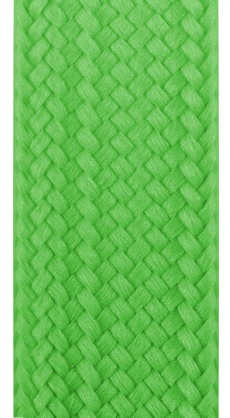 Custom Tube Lanyard Logo Message Imprinted Neck Strap with Tube Material for ID holder with Badge Reel: Light Green