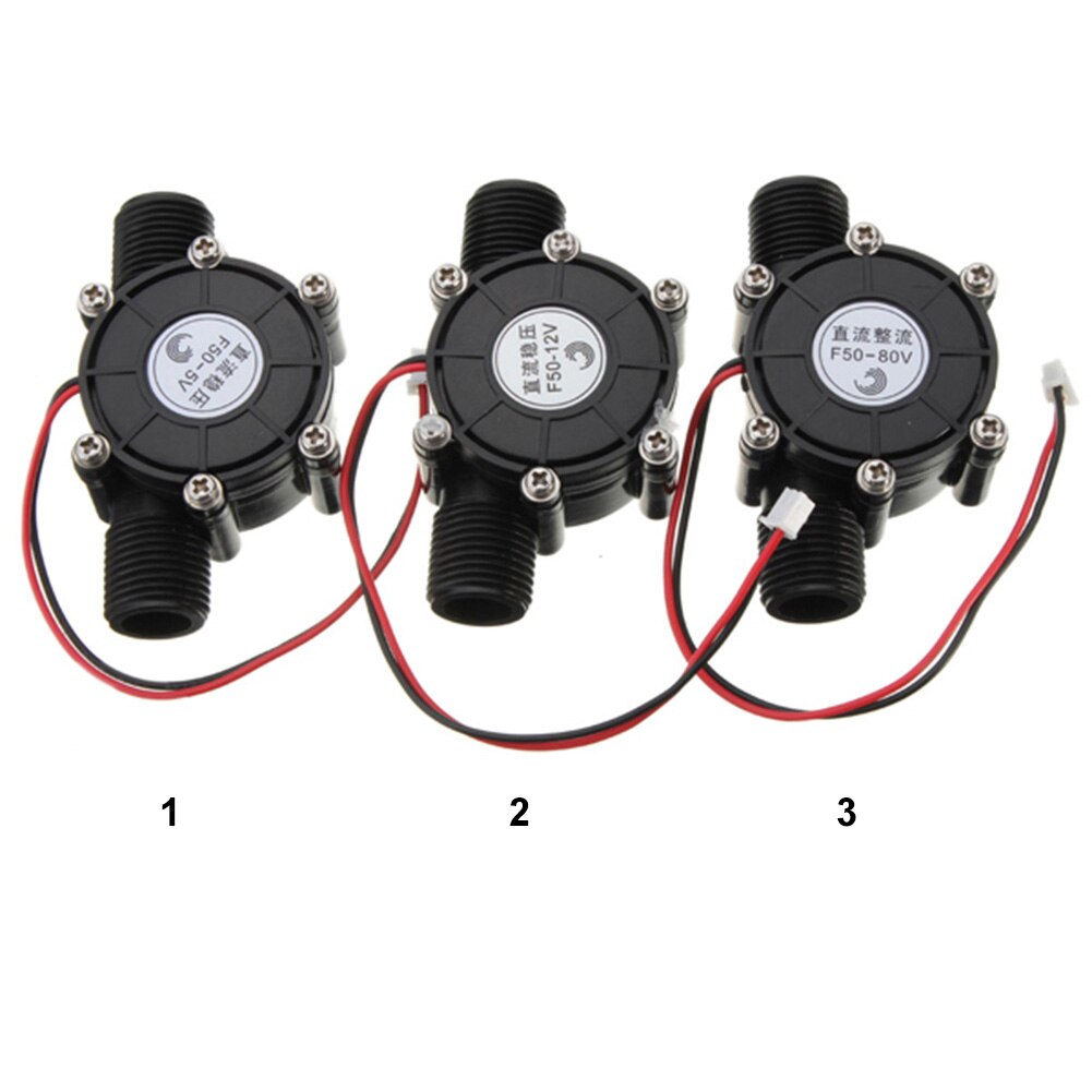 80V/12V/5V10W DC water flow generator generator hydroelectric micro hydro generator Tap Water Flow Hydraulic DIY
